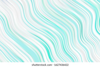 Light Pink, Yellow vector pattern with lines, ovals. Blurred geometric sample with gradient bubbles.  Pattern for your business design.