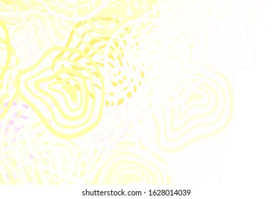 Light Pink, Yellow vector pattern with random forms. Illustration with colorful gradient shapes in abstract style. Simple design for your web site.