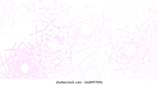 Light Pink, Yellow vector pattern with abstract shapes. Colorful abstract forms with gradient in simple style. Smart design for your business.
