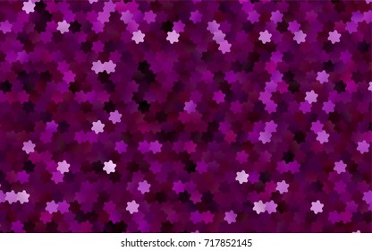 Light Pink, Yellow vector pattern. Hexagonal template. Geometric sample. Repeating hexagon shapes. Brand-New texture for your design. Pattern can be used for background