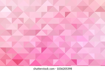 Light Pink, Yellow vector polygon abstract pattern. Brand-new colored illustration in blurry style with gradient. Brand-new design for your business.