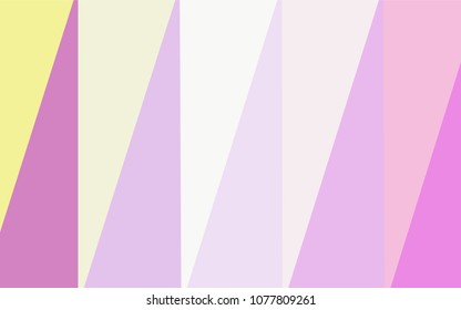 Light Pink, Yellow vector polygon abstract layout. Colorful illustration in polygonal style with gradient. A completely new template for your business design.