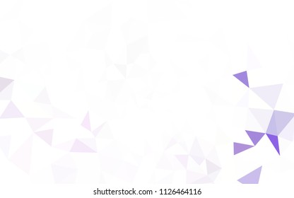 Light Pink, Yellow vector polygon abstract backdrop. Shining polygonal illustration, which consist of triangles. Pattern for a brand book's backdrop.