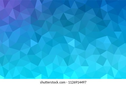 Light Pink, Yellow vector polygon abstract backdrop. Modern abstract illustration with triangles. New template for your brand book.