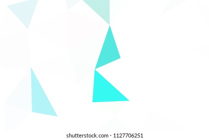 Light Pink, Yellow vector polygon abstract backdrop. Triangular geometric sample with gradient.  Textured pattern for your backgrounds.