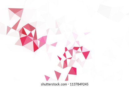 Light Pink, Yellow vector polygon abstract background. Elegant bright polygonal illustration with gradient. Triangular pattern for your design. Light Pink, Yellow vector polygon abstract background. Elegant bright polygonal illustration with gradient. Triangular pattern for your design.