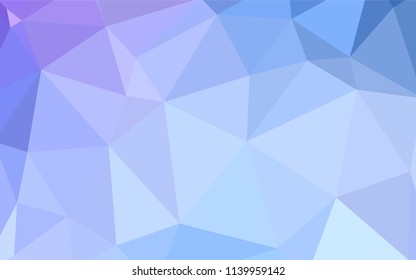 Light Pink, Yellow vector polygon abstract layout. Creative illustration in halftone style with triangles. Pattern for a brand book's backdrop.