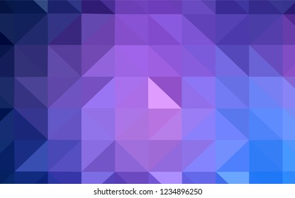 Light Pink, Yellow vector polygon abstract layout. Colorful abstract illustration with triangles. A new texture for your web site.