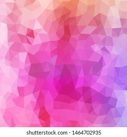 Light Pink, Yellow vector polygon abstract layout. A completely new color illustration in a polygonal style. A new texture for your web site.