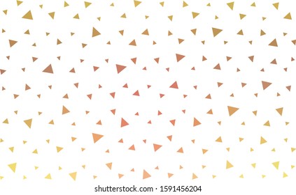 Light Pink, Yellow vector  polygon abstract backdrop. A sample with polygonal shapes. Brand new design for your business.