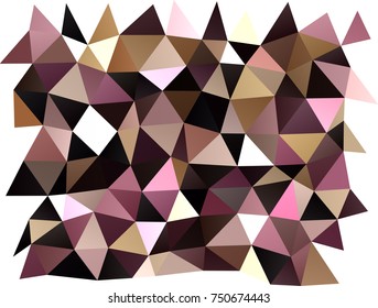 Light Pink, Yellow vector polygon abstract pattern. Glitter abstract illustration with an elegant design. A new texture for your design.