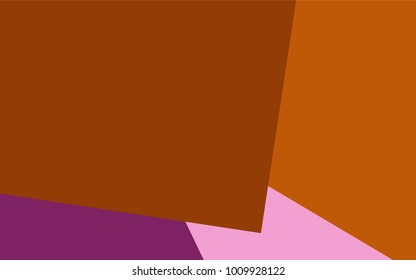 Light Pink, Yellow vector polygonal illustration consisting of rectangles. Rectangular design for your business. Creative geometric background in origami style with gradient.