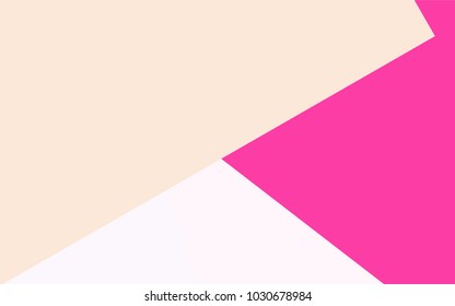 Light Pink, Yellow vector polygonal illustration, which consist of rectangles. Rectangular pattern for your business design. Geometric background in Origami style with gradient. 