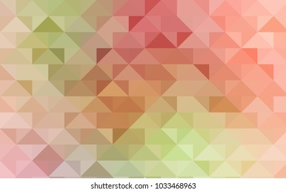 Light Pink, Yellow vector polygonal background. Creative geometric illustration in Origami style with gradient. The polygonal design can be used for your web site.