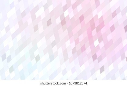 Light Pink, Yellow vector polygonal illustration, which consist of rectangles. Rectangular pattern for your business design. Geometric background in Origami style with gradient. 