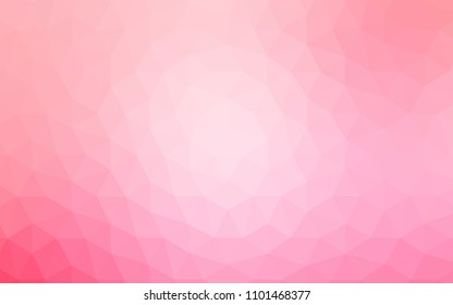 Light Pink, Yellow vector polygonal template. Creative geometric illustration in Origami style with gradient. A new texture for your web site.