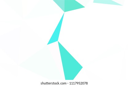 Light Pink, Yellow vector polygonal template. Modern abstract illustration with triangles. New template for your brand book.