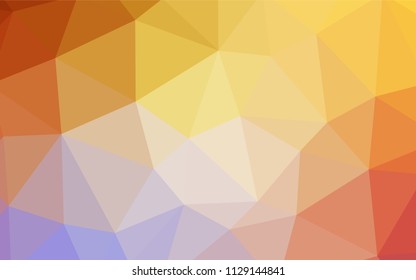 Light Pink, Yellow vector polygonal template. Triangular geometric sample with gradient.  A new texture for your web site.