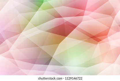 Light Pink, Yellow vector polygonal background. A completely new color illustration in a polygonal style. Template for cell phone's backgrounds.