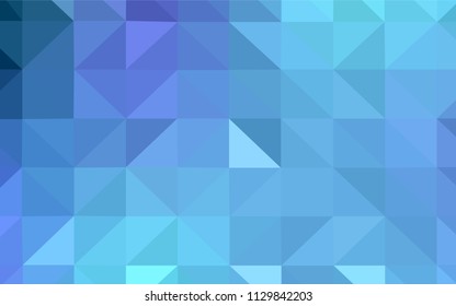 Light Pink, Yellow vector polygonal template. Shining polygonal illustration, which consist of triangles. Pattern for a brand book's backdrop.