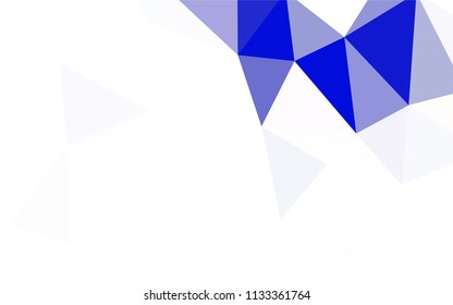 Light Pink, Yellow vector polygonal background. Geometric illustration in Origami style with gradient.  Template for cell phone's backgrounds.