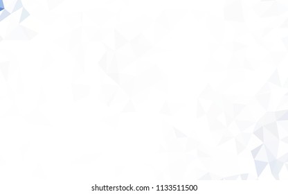 Light Pink, Yellow vector polygonal background. Colorful abstract illustration with triangles. Completely new template for your banner.