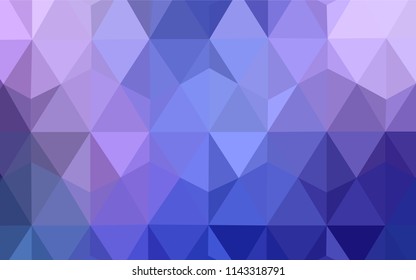 Light Pink, Yellow vector polygonal template. Geometric illustration in Origami style with gradient.  A new texture for your web site.