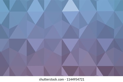 Light Pink, Yellow vector polygonal background. Geometric illustration in Origami style with gradient.  Triangular pattern for your design.