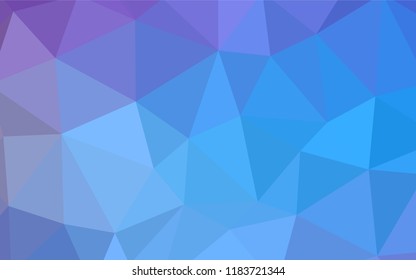 Light Pink, Yellow vector polygonal template. Modern abstract illustration with triangles. Pattern for a brand book's backdrop.