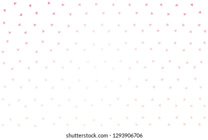 Light Pink, Yellow vector  polygonal pattern. Geometric illustration in Origami style with gradient.  Completely new template for your banner.