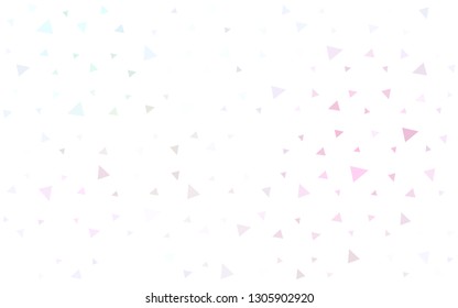 Light Pink, Yellow vector  polygonal pattern. Creative geometric illustration in Origami style with gradient. Brand new style for your business design.