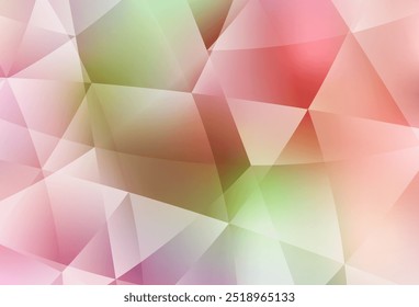 Light Pink, Yellow vector polygonal background. Polygonal abstract illustration with gradient. Template for cell phone's backgrounds.