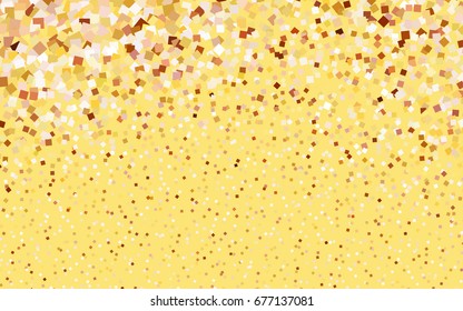 Light Pink, Yellow vector polygonal illustration consisting of rectangles. Rectangular design for your business. Creative geometric background in origami style with gradient.
