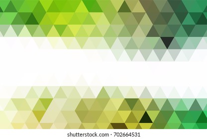 Light Pink, Yellow vector polygonal background. Brand-new colored illustration in blurry style with gradient. The textured pattern can be used for background.