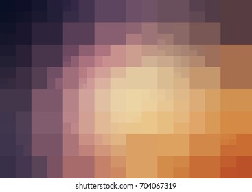 Light Pink, Yellow vector polygonal illustration, which consist of rectangles. Rectangular pattern for your business design. Geometric background in Origami style with gradient. 