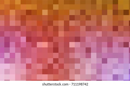 Light Pink, Yellow vector polygonal illustration, which consist of rectangles. Rectangular pattern for your business design. Geometric background in Origami style with gradient. 