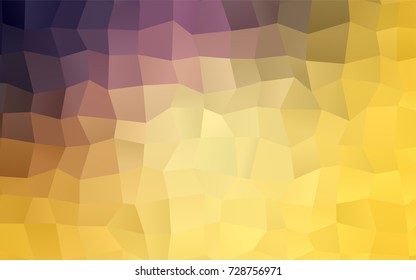 Light Pink, Yellow vector polygonal illustration consisting of rectangles. Rectangular design for your business. Creative geometric background in origami style with gradient.