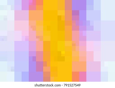 Light Pink, Yellow vector polygonal illustration, which consist of rectangles. Rectangular design for your business. Creative geometric background in Origami style with gradient