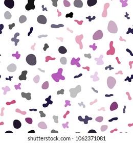 Light Pink, Yellow vector seamless template with bent ribbons. Brand-new colored illustration in marble style with gradient. Textured wave pattern for backgrounds.