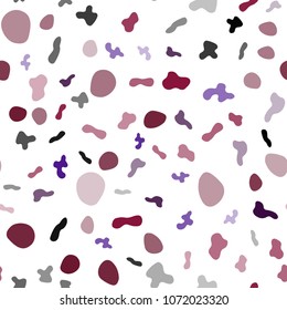 Light Pink, Yellow vector seamless background with liquid shapes. Brand-new colored illustration in marble style with gradient. New composition for your brand book.