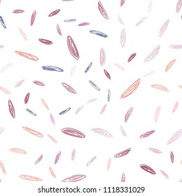 Light Pink, Yellow vector seamless texture with disks. Illustration with set of shining colorful abstract circles. Pattern can be used for beautiful websites.