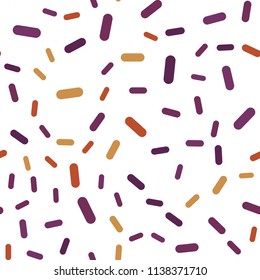Light Pink, Yellow vector seamless template with repeated sticks. Decorative shining illustration with lines on abstract template. Pattern for ads, posters, banners.