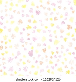 Light Pink, Yellow vector seamless background with straight lines. Modern geometrical abstract illustration with Lines. Pattern for your busines websites.