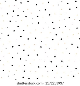 Light Pink, Yellow vector seamless template with circles. Glitter abstract illustration with blurred drops of rain. Pattern for design of window blinds, curtains.