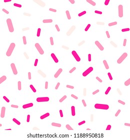 Light Pink, Yellow vector seamless texture with colored lines. Decorative shining illustration with lines on abstract template. Pattern for ads, posters, banners.