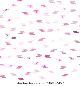 Light Pink, Yellow vector seamless background with straight lines. Lines on blurred abstract background with gradient. Best design for your ad, poster, banner.