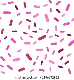 Light Pink, Yellow vector seamless pattern with sharp lines. Lines on blurred abstract background with gradient. Smart design for your business advert.