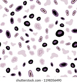 Light Pink, Yellow vector seamless cover with spots. Blurred bubbles on abstract background with colorful gradient. Trendy design for wallpaper, fabric makers.