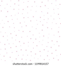Light Pink, Yellow vector seamless layout with circle shapes. Blurred decorative design in abstract style with bubbles. Pattern for design of fabric, wallpapers.