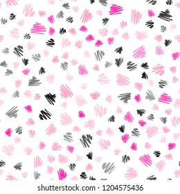 Light Pink, Yellow vector seamless texture with colored lines. Lines on blurred abstract background with gradient. Pattern for your busines websites.